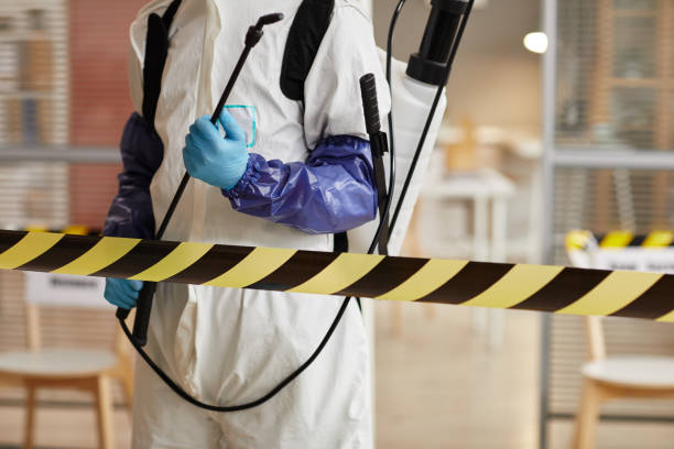 Professional Blood Cleanup technician working in Windfall, IN